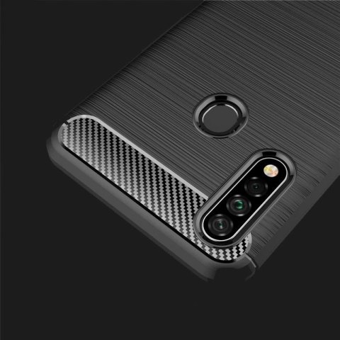 Carbon Case elastyczne etui pokrowiec Oppo A31 czarny Carbon Case elastyczne etui pokrowiec Oppo A31 czarny