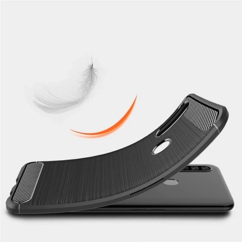 Carbon Case elastyczne etui pokrowiec Oppo A31 czarny Carbon Case elastyczne etui pokrowiec Oppo A31 czarny