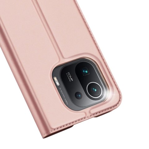 DUX DUCIS Skin Pro kabura etui pokrowiec z klapką Xiaomi Mi 11 Pro różowy DUX DUCIS Skin Pro kabura etui pokrowiec z klapką Xiaomi Mi 11 Pro różowy