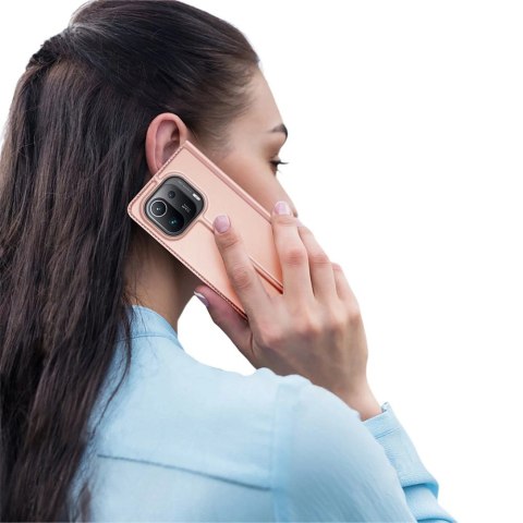 DUX DUCIS Skin Pro kabura etui pokrowiec z klapką Xiaomi Mi 11 Pro różowy DUX DUCIS Skin Pro kabura etui pokrowiec z klapką Xiaomi Mi 11 Pro różowy