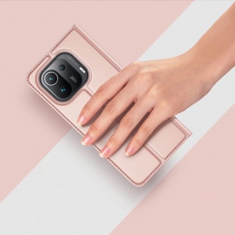 DUX DUCIS Skin Pro kabura etui pokrowiec z klapką Xiaomi Mi 11 Pro różowy DUX DUCIS Skin Pro kabura etui pokrowiec z klapką Xiaomi Mi 11 Pro różowy