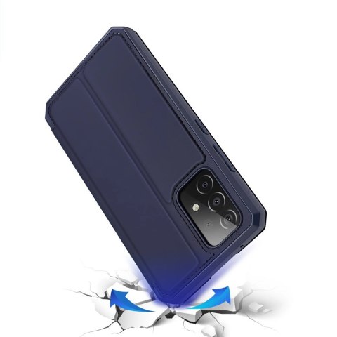 DUX DUCIS Skin X kabura etui pokrowiec z klapką Samsung Galaxy A52s 5G / A52 5G / A52 4G/ A52s niebieski