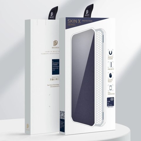 DUX DUCIS Skin X kabura etui pokrowiec z klapką Samsung Galaxy A52s 5G / A52 5G / A52 4G/ A52s niebieski