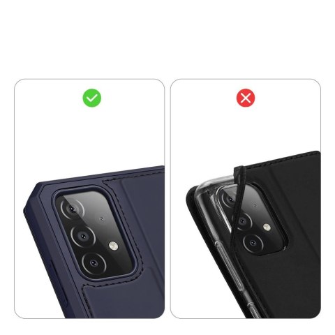 DUX DUCIS Skin X kabura etui pokrowiec z klapką Samsung Galaxy A52s 5G / A52 5G / A52 4G/ A52s niebieski