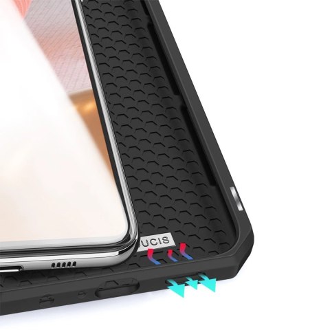 DUX DUCIS Skin X kabura etui pokrowiec z klapką Samsung Galaxy A72 4G czarny DUX DUCIS Skin X kabura etui pokrowiec z klapką Samsung Galaxy A72 4G czarny