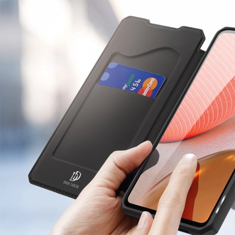 DUX DUCIS Skin X kabura etui pokrowiec z klapką Samsung Galaxy A72 4G czarny DUX DUCIS Skin X kabura etui pokrowiec z klapką Samsung Galaxy A72 4G czarny