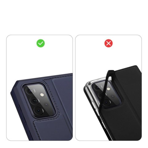 DUX DUCIS Skin X kabura etui pokrowiec z klapką Samsung Galaxy A72 4G niebieski DUX DUCIS Skin X kabura etui pokrowiec z klapką Samsung Galaxy A72 4G niebieski