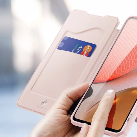 DUX DUCIS Skin X kabura etui pokrowiec z klapką Samsung Galaxy A72 4G różowy DUX DUCIS Skin X kabura etui pokrowiec z klapką Samsung Galaxy A72 4G różowy