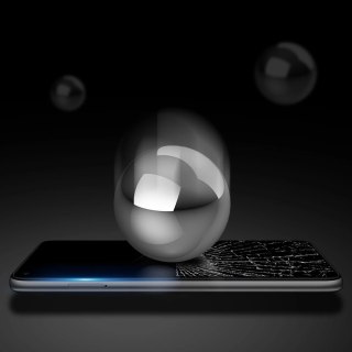 Dux Ducis 10D Tempered Glass wytrzymałe szkło hartowane 9H na cały ekran z ramką Samsung S21+ 5G (S21 Plus 5G) czarny (case frie