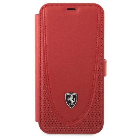 Etui Ferrari Off Track Perforated na iPhone 12 Pro Max - czerwone Etui Ferrari Off Track Perforated na iPhone 12 Pro Max - czerwone