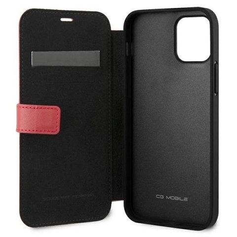 Etui Ferrari Off Track Perforated na iPhone 12 Pro Max - czerwone Etui Ferrari Off Track Perforated na iPhone 12 Pro Max - czerwone
