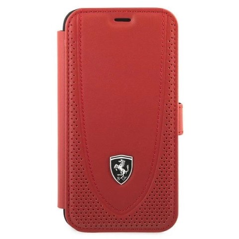 Etui Ferrari Off Track Perforated na iPhone 12 mini - czerwone