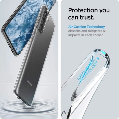 Etui Spigen Liquid Crystal na Samsung Galaxy S21 - przezroczyste Etui Spigen Liquid Crystal na Samsung Galaxy S21 - przezroczyste