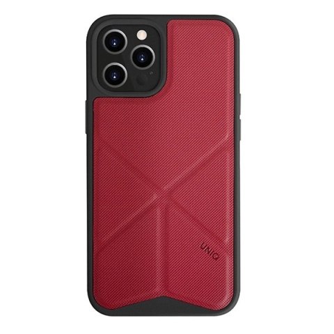 Etui UNIQ Transforma na iPhone 12 / iPhone 12 Pro - czerwone Etui UNIQ Transforma na iPhone 12 / iPhone 12 Pro - czerwone