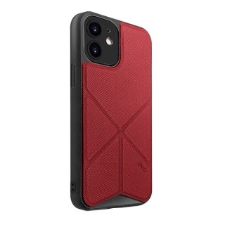 Etui UNIQ Transforma na iPhone 12 mini - czerwone