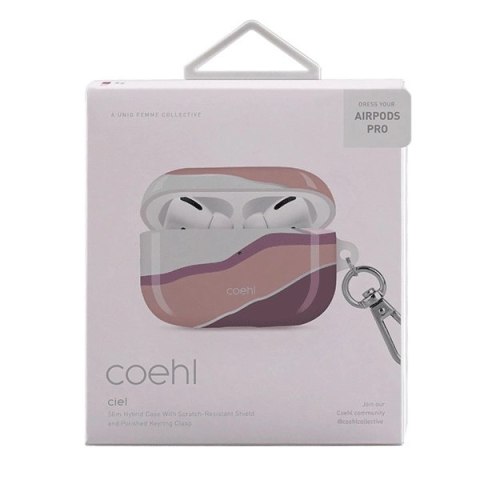Etui Uniq Coehl Ciel na AirPods Pro - różowe Etui Uniq Coehl Ciel na AirPods Pro - różowe