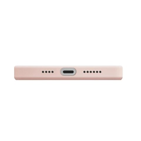 Etui Uniq Lino Hue na iPhone 12 Pro Max - różowe
