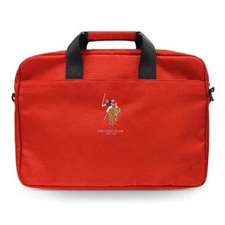 Torba U.S. Polo Assn. na laptopa 16" - czerwona