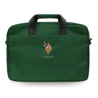 Torba U.S. Polo Assn. na laptopa 16" - zielona