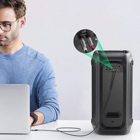 Ugreen kabel przewód audio dźwiękowy USB Typ C (męski) - 2RCA (męski) 1,5m szary (20193 CM451) Ugreen kabel przewód audio dźwiękowy USB Typ C (męski) - 2RCA (męski) 1,5m szary (20193 CM451)
