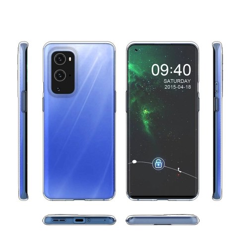 Żelowy pokrowiec etui Ultra Clear 0.5mm OnePlus 9 Pro przezroczysty Żelowy pokrowiec etui Ultra Clear 0.5mm OnePlus 9 Pro przezroczysty