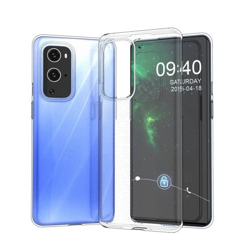 Żelowy pokrowiec etui Ultra Clear 0.5mm OnePlus 9 Pro przezroczysty Żelowy pokrowiec etui Ultra Clear 0.5mm OnePlus 9 Pro przezroczysty