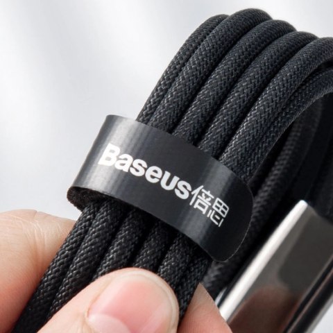 Baseus Tungsten 3w1 kabel USB - USB Typ C / Lightning / micro USB 3,5 A 1,5 m czarny (CAMLTWJ-01) Baseus Tungsten 3w1 kabel USB - USB Typ C / Lightning / micro USB 3,5 A 1,5 m czarny (CAMLTWJ-01)