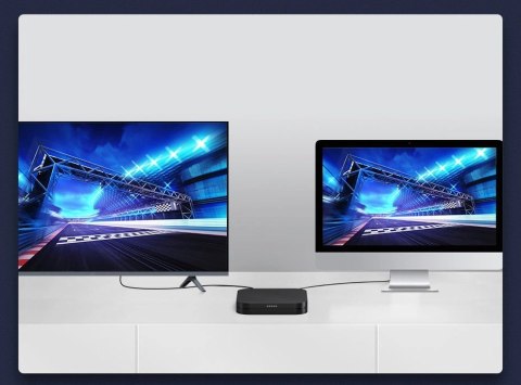 Baseus kabel HDMI 2.1 8K 60 Hz 48 Gbps / 4K 120 Hz / 2K 144 Hz 3D eARC QMS Dynamic HDR VRR ALLM 3 m czarny (CAKGQ-L01) Baseus kabel HDMI 2.1 8K 60 Hz 48 Gbps / 4K 120 Hz / 2K 144 Hz 3D eARC QMS Dynamic HDR VRR ALLM 3 m czarny (CAKGQ-L01)