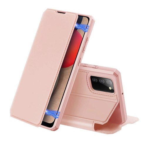 DUX DUCIS Skin X kabura etui pokrowiec z klapką Samsung Galaxy A02s EU różowy DUX DUCIS Skin X kabura etui pokrowiec z klapką Samsung Galaxy A02s EU różowy