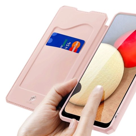 DUX DUCIS Skin X kabura etui pokrowiec z klapką Samsung Galaxy A02s EU różowy DUX DUCIS Skin X kabura etui pokrowiec z klapką Samsung Galaxy A02s EU różowy