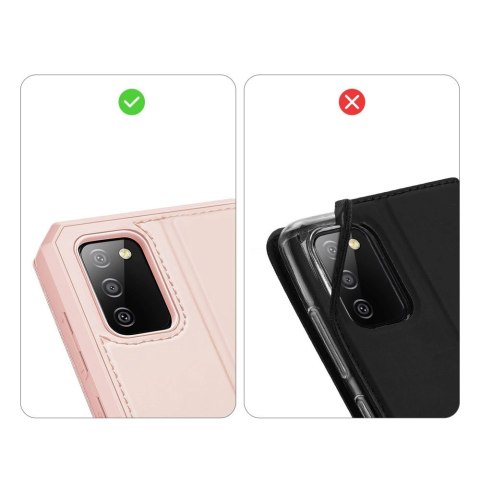 DUX DUCIS Skin X kabura etui pokrowiec z klapką Samsung Galaxy A02s EU różowy DUX DUCIS Skin X kabura etui pokrowiec z klapką Samsung Galaxy A02s EU różowy