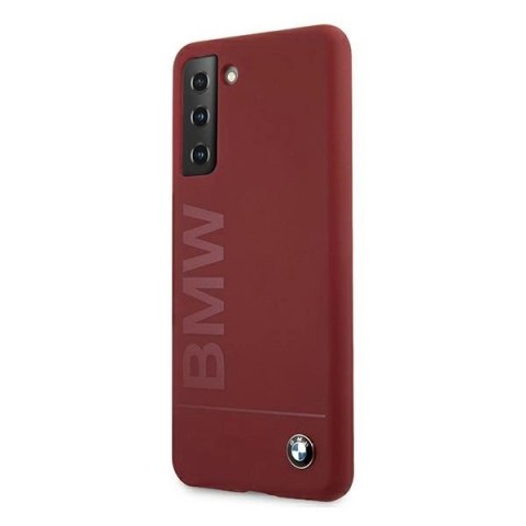 Etui BMW Silicone Signature Logo na Samsung Galaxy S21+ - czerwone Etui BMW Silicone Signature Logo na Samsung Galaxy S21+ - czerwone