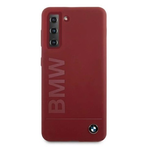 Etui BMW Silicone Signature Logo na Samsung Galaxy S21+ - czerwone Etui BMW Silicone Signature Logo na Samsung Galaxy S21+ - czerwone