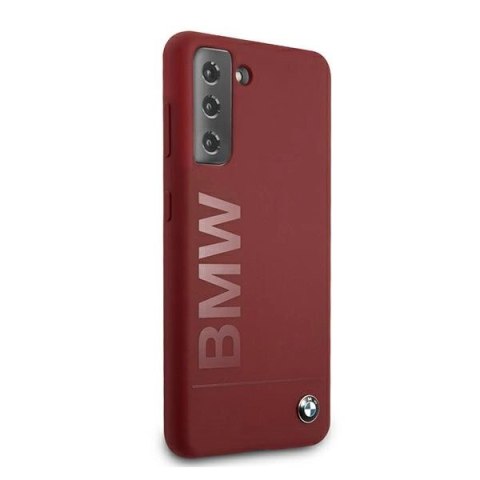 Etui BMW Silicone Signature Logo na Samsung Galaxy S21+ - czerwone Etui BMW Silicone Signature Logo na Samsung Galaxy S21+ - czerwone