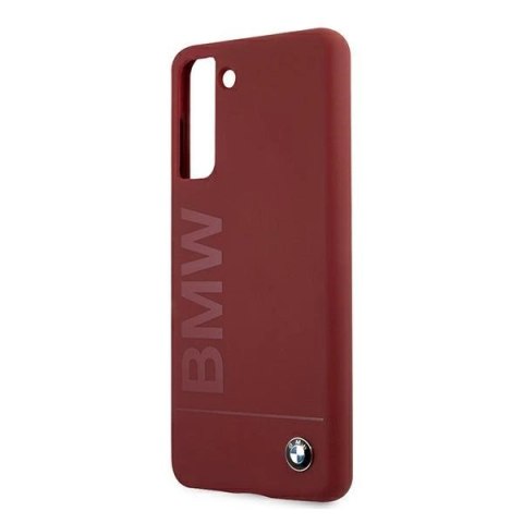 Etui BMW Silicone Signature Logo na Samsung Galaxy S21+ - czerwone Etui BMW Silicone Signature Logo na Samsung Galaxy S21+ - czerwone
