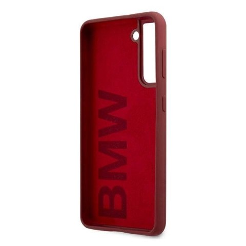 Etui BMW Silicone Signature Logo na Samsung Galaxy S21+ - czerwone Etui BMW Silicone Signature Logo na Samsung Galaxy S21+ - czerwone