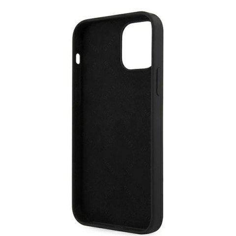 Etui Guess Script Vintage na iPhone 12 mini - czarne Etui Guess Script Vintage na iPhone 12 mini - czarne