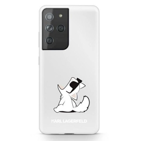 Etui Karl Lagerfeld Choupette Fun na Samsung Galaxy S21 Ultra - przezroczyste Etui Karl Lagerfeld Choupette Fun na Samsung Galaxy S21 Ultra - przezroczyste