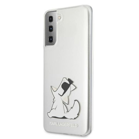 Etui Karl Lagerfeld Choupette Fun na Samsung Galaxy S21+ - przezroczyste Etui Karl Lagerfeld Choupette Fun na Samsung Galaxy S21+ - przezroczyste