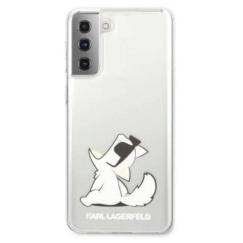 Etui Karl Lagerfeld Choupette Fun na Samsung Galaxy S21+ - przezroczyste Etui Karl Lagerfeld Choupette Fun na Samsung Galaxy S21+ - przezroczyste