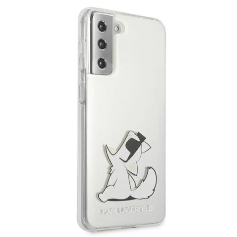 Etui Karl Lagerfeld Choupette Fun na Samsung Galaxy S21+ - przezroczyste Etui Karl Lagerfeld Choupette Fun na Samsung Galaxy S21+ - przezroczyste