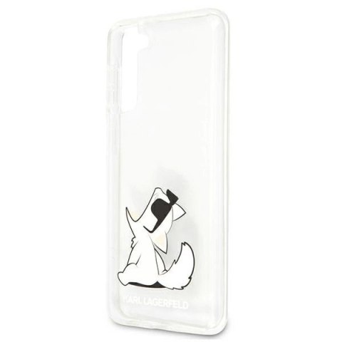 Etui Karl Lagerfeld Choupette Fun na Samsung Galaxy S21+ - przezroczyste Etui Karl Lagerfeld Choupette Fun na Samsung Galaxy S21+ - przezroczyste