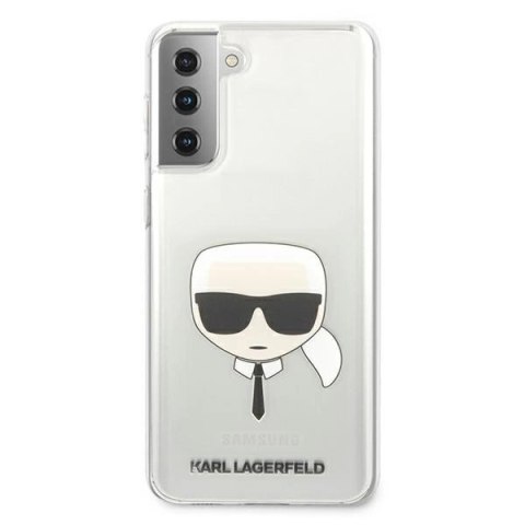 Etui Karl Lagerfeld Karl's Head na Samsung Galaxy S21+ - przezroczyste Etui Karl Lagerfeld Karl's Head na Samsung Galaxy S21+ - przezroczyste