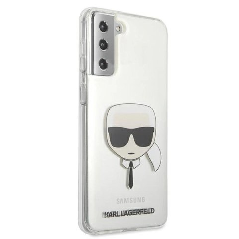 Etui Karl Lagerfeld Karl's Head na Samsung Galaxy S21+ - przezroczyste Etui Karl Lagerfeld Karl's Head na Samsung Galaxy S21+ - przezroczyste