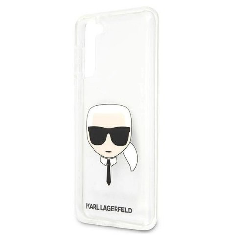Etui Karl Lagerfeld Karl's Head na Samsung Galaxy S21+ - przezroczyste Etui Karl Lagerfeld Karl's Head na Samsung Galaxy S21+ - przezroczyste