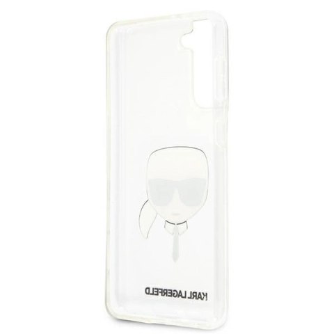 Etui Karl Lagerfeld Karl's Head na Samsung Galaxy S21+ - przezroczyste Etui Karl Lagerfeld Karl's Head na Samsung Galaxy S21+ - przezroczyste