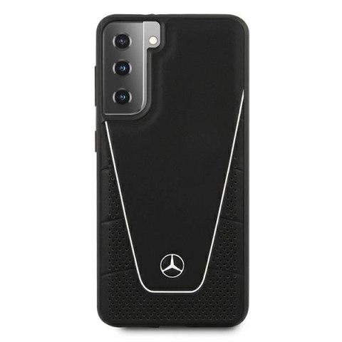 Etui Mercedes Dynamic Line na Samsung Galaxy S21+ - czarne Etui Mercedes Dynamic Line na Samsung Galaxy S21+ - czarne