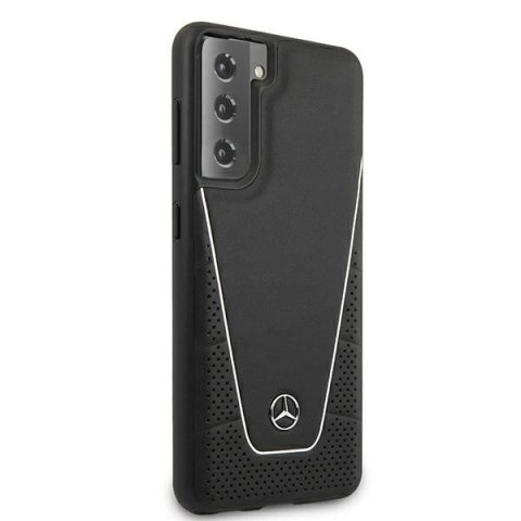 Etui Mercedes Dynamic Line na Samsung Galaxy S21+ - czarne Etui Mercedes Dynamic Line na Samsung Galaxy S21+ - czarne