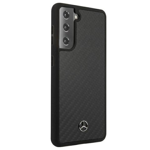 Etui Mercedes Dynamic Line na Samsung Galaxy S21+ - czarne Etui Mercedes Dynamic Line na Samsung Galaxy S21+ - czarne