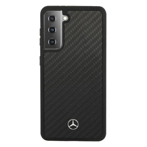 Etui Mercedes Dynamic Line na Samsung Galaxy S21+ - czarne Etui Mercedes Dynamic Line na Samsung Galaxy S21+ - czarne